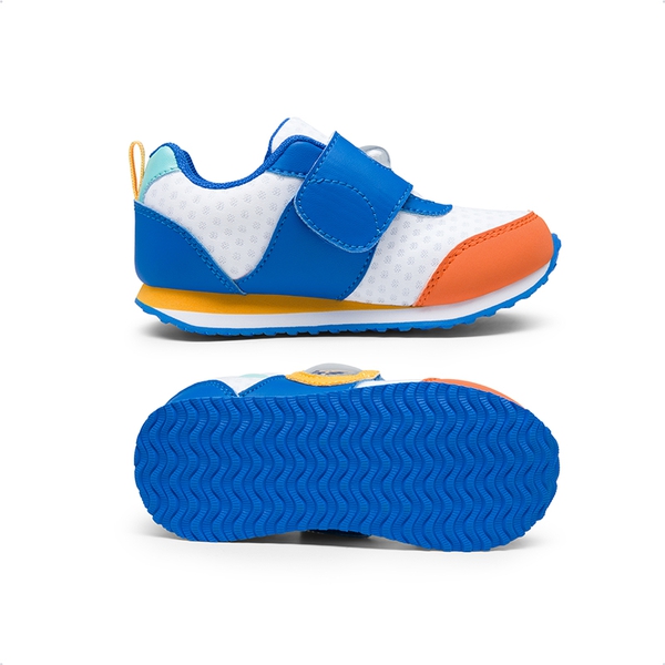 [Storybook Captain] Kids Hook and Loop Sneakers - WHITE/BLUE - 3